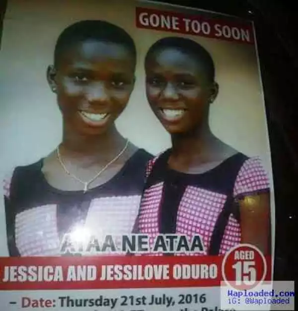 Photo: 15-year-old twin sisters die after allegedly spraying their bedroom with insecticide